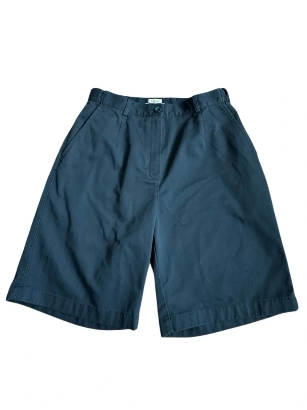 LL Bean  Original Fit Women’s Blue Shorts 100% Cotton Outdoors Hiking SZ 12